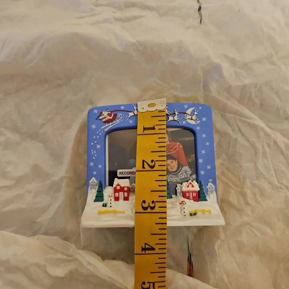 Hallmark Keepsake Recordable Christmas Village Photo Frame